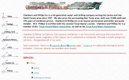Chambers & Phillips, Inc Water Well Drilling
